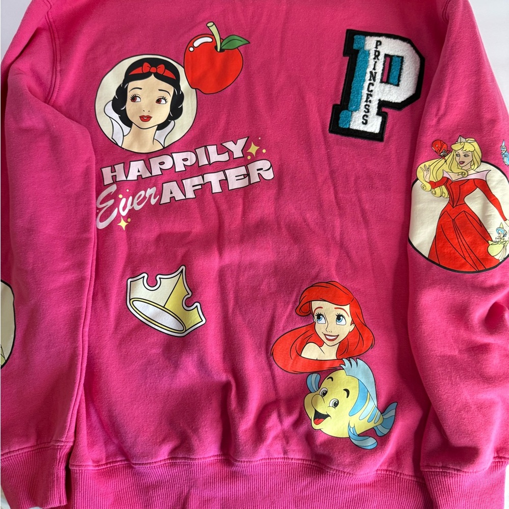Disney Princess Pink Sweatshirt Adult-Small - Picture 1 of 8